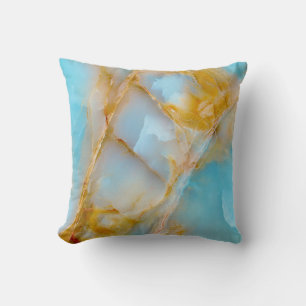 Coussin Texture marbré, intérieur onyx coloré.