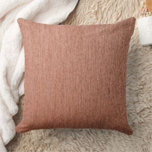 Coussin Texture Métallique Abstraite Or Rose Moderne