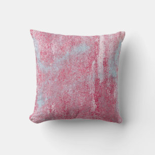 Coussin Texture métallique avec rayures et fissures abstra