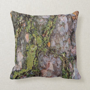 Coussin Texture organique 3 d'écorce