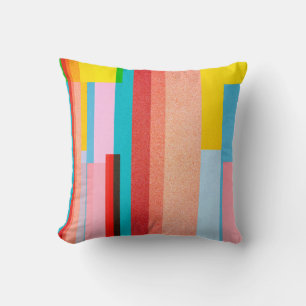 Coussin Texture papier - design arrière - plan coloré
