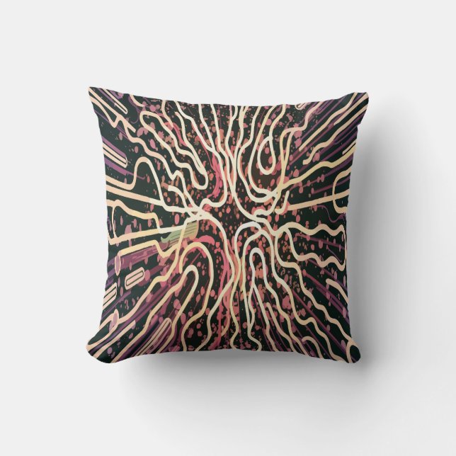 Coussin Texture par bandes (Recto)