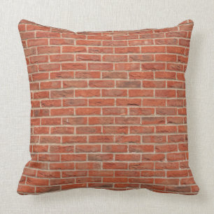 Coussin Texture rouge de mur de briques