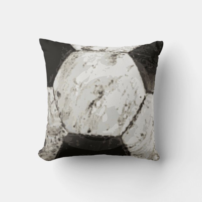 Coussin Texture sale de ballon de football (Recto)
