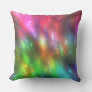 Coussin Texture vert rose vif avec rainures sous brouillar
