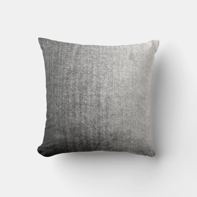 Coussin texturisé gris d'Ombre (Recto)