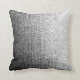 Coussin texturisé gris d'Ombre