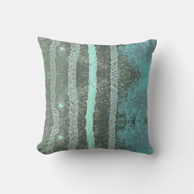 Coussin Texturisé, masculin, conception de rayure (Recto)