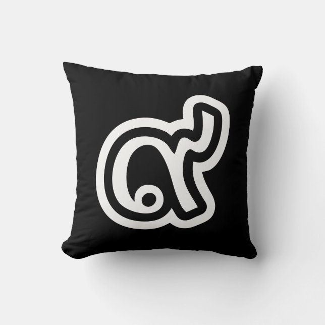Coussin Thaïlande Lucky Number 9 / Neuf / ๙ (Gao/Kao) Thai (Recto)