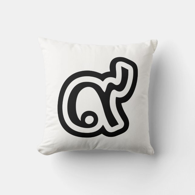 Coussin Thaïlande Lucky Number 9 / Neuf / ๙ (Gao/Kao) Thai (Recto)