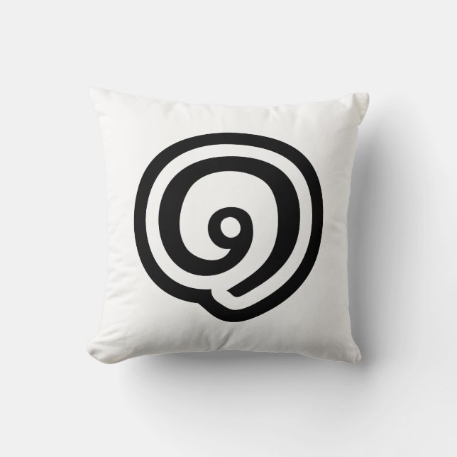 Coussin Thailande Numéro 1 / Un / ๑ (Nueng) Langue thaïe (Recto)