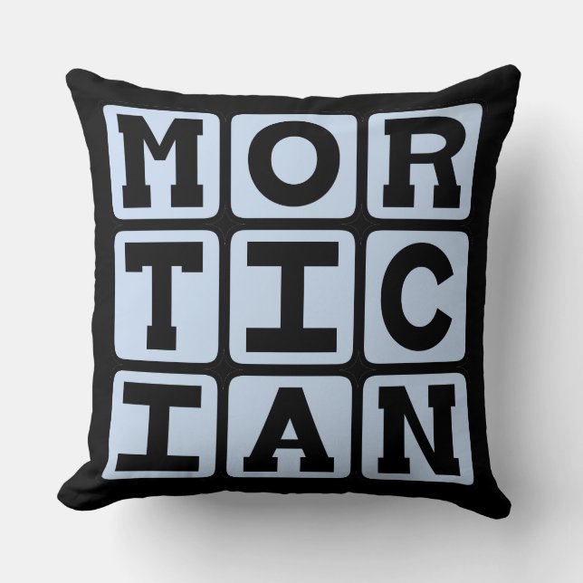 Coussin Thanatopracteur, Directeur de funérailles (Recto)