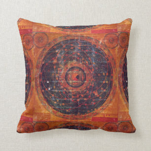 Coussin Thangka astronomique tibétain