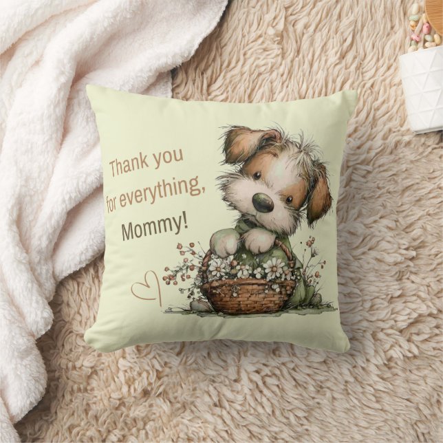 Coussin Thank you for everything, Mom! (Couverture)