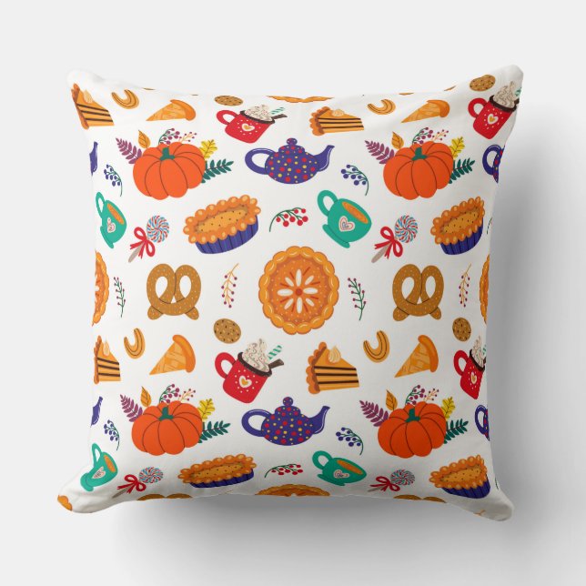 Coussin Thanksgiving Meme | Remerciez Pour Tout (Recto)