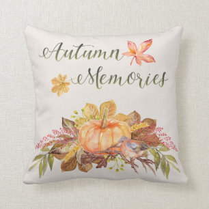 Coussin Thanksgiving - "souvenirs d'automne" -
