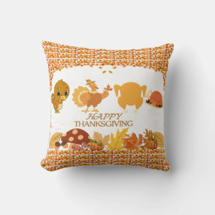 Coussin Thanksgiving Throw Pillow - NOUVEAU DESIGN 2024! !