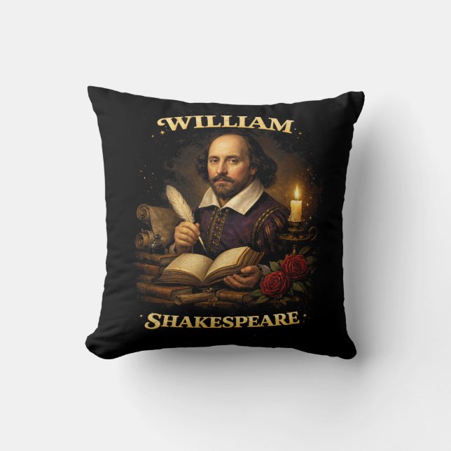 Coussin The Bard by Candlelight (Recto)