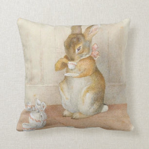 Coussin Thé de lapin - Beatrix Potter