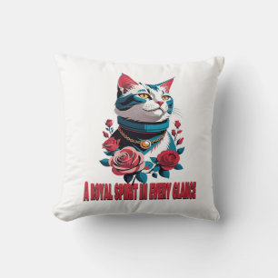 Coussin The Eyes of a Noble Feline