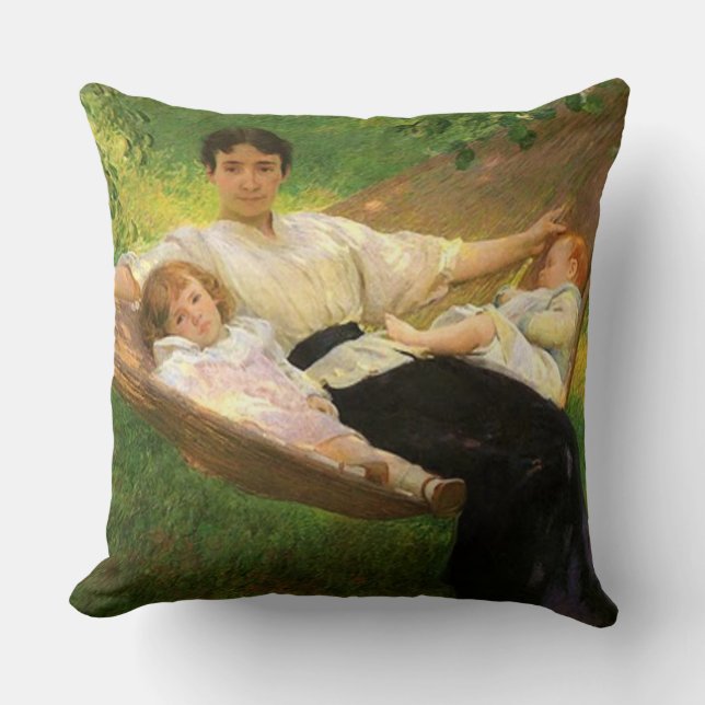 Coussin "The Hammock" de Joseph De Camp (Recto)