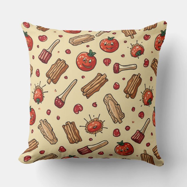 Coussin the joy of tomatoes (Recto)