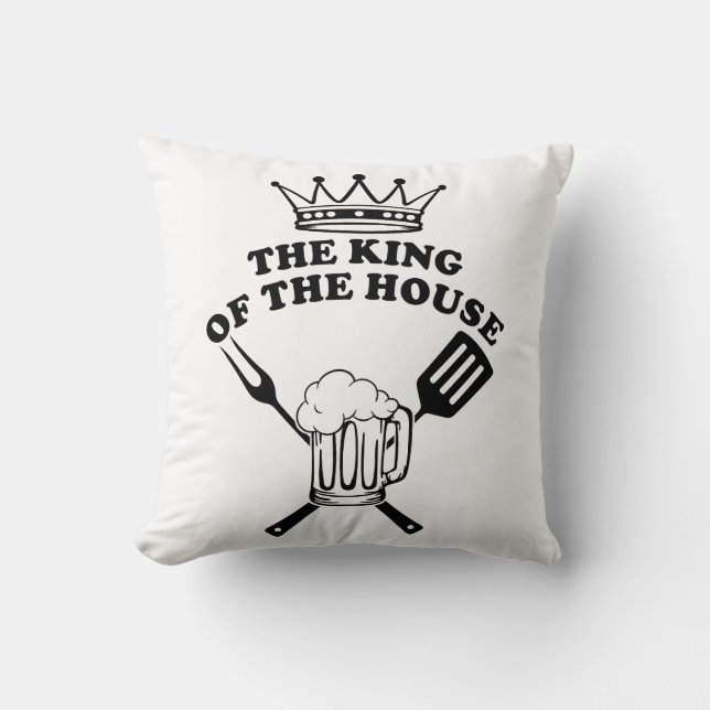 Coussin The King of the House (Recto)