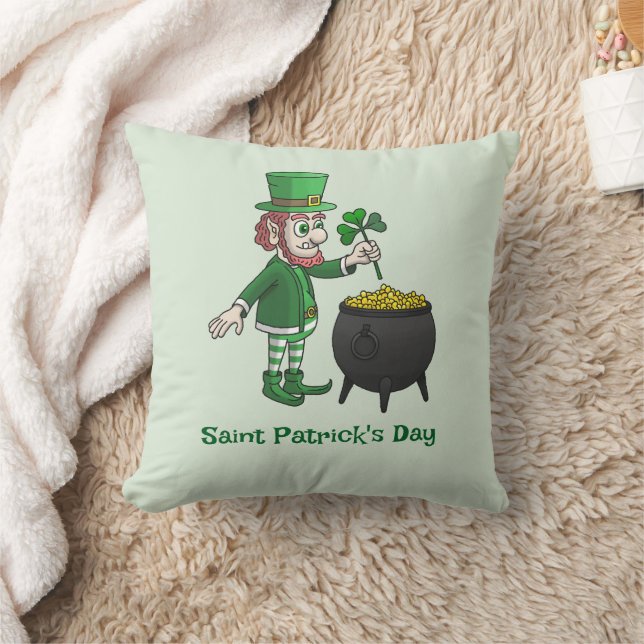 Coussin The Leprechauns St. Patrick's Day Celebration (Couverture)
