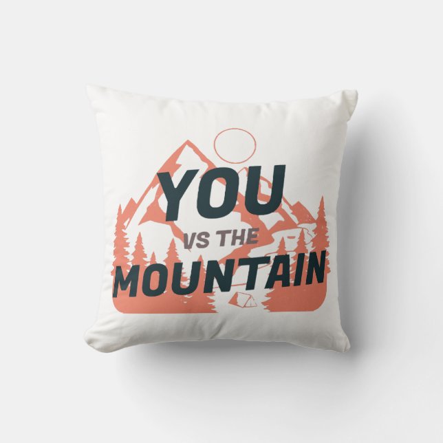 Coussin The Mountains are calling and I must go (Recto)