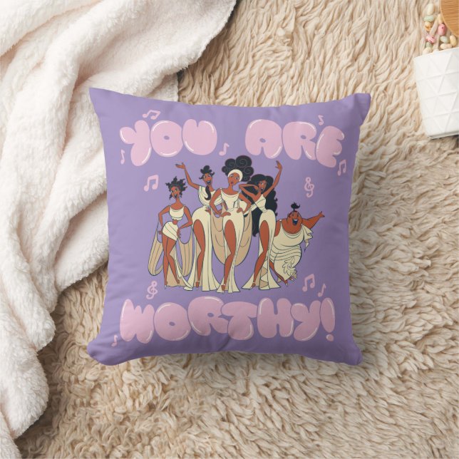 Coussin The Muses - You Are Worthy Throw Pillow (Couverture)