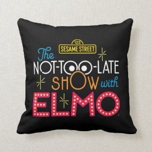 Coussin The Not-Too-Late Show avec Elmo