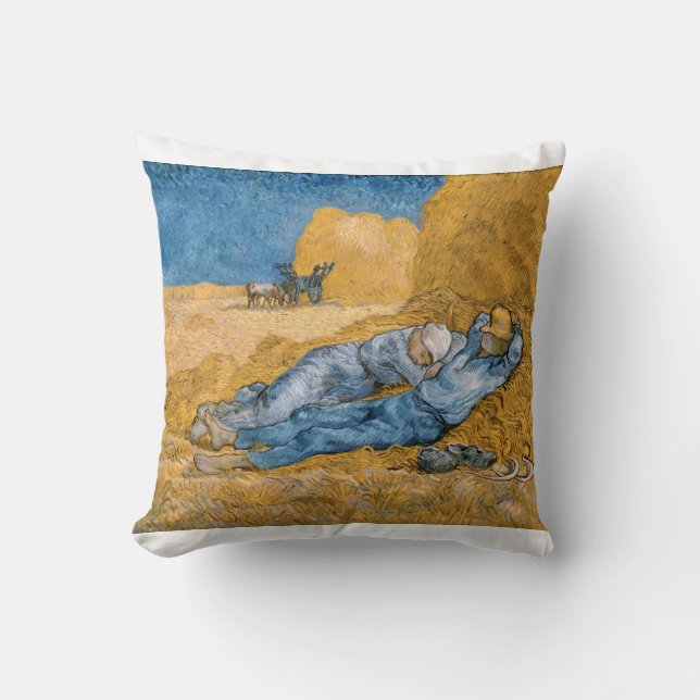 Coussin The Siesta 1890 by Vincent van Gogh (Recto)