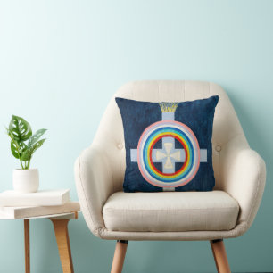 Coussin The Spirit World, No.62, 1915 par Anna Cassel