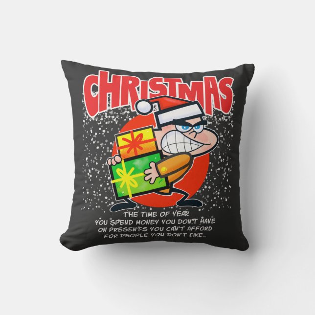 Coussin The tote bag for people who don't like Christmas (Recto)