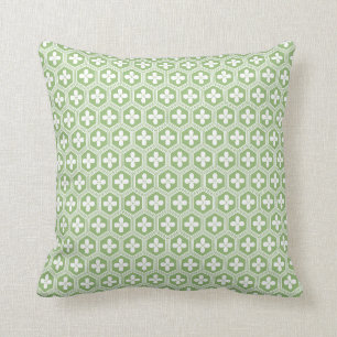 Coussin Thé vert de l'Motif japonais de Kikko Tortoiseshe