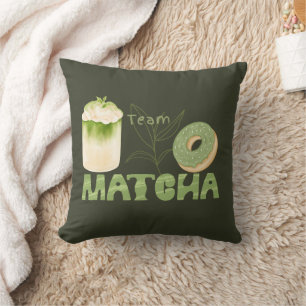 Coussin Thé vert Matcha, Tout est mieux avec matcha