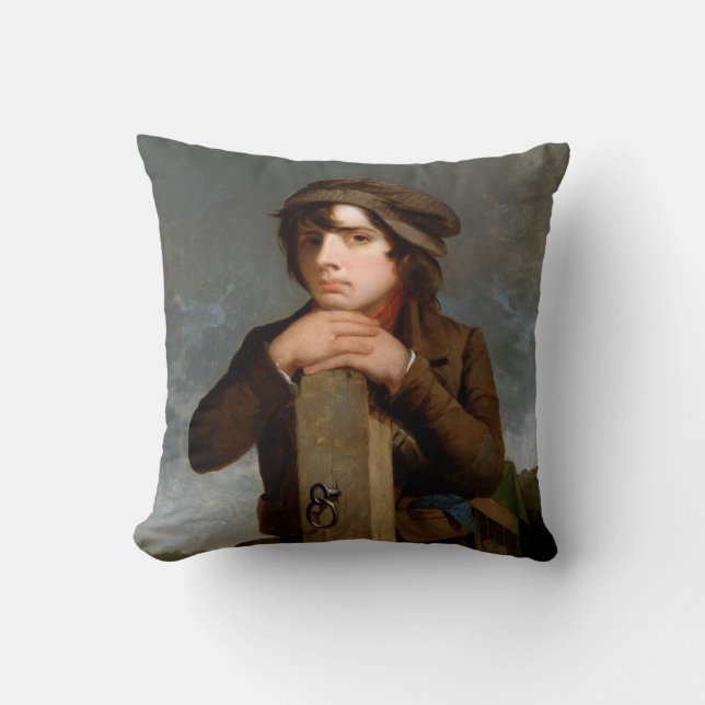 Coussin The Young Itinerant (par James Henry Beard) (Recto)