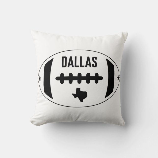 Coussin Thème De Football Dallas (Recto)
