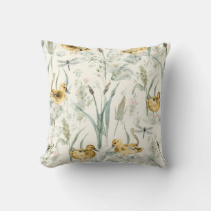 Coussin Thème de la nurserie de canard   Accent de chambre
