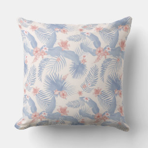 Coussin Thème du perroquet tropical