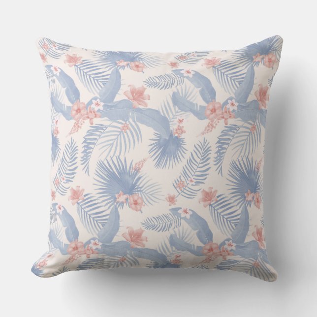 Coussin Thème du perroquet tropical (Recto)