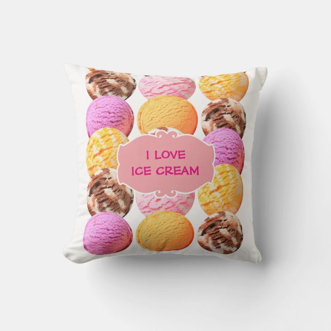 Coussin Thème Fun Ice Cream (Recto)