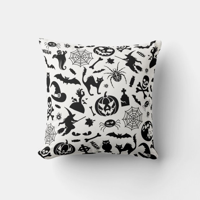 Coussin Thème Halloween (Recto)