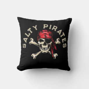 Coussin Thème pirate Fête Adulte Salé Pirates Crâne