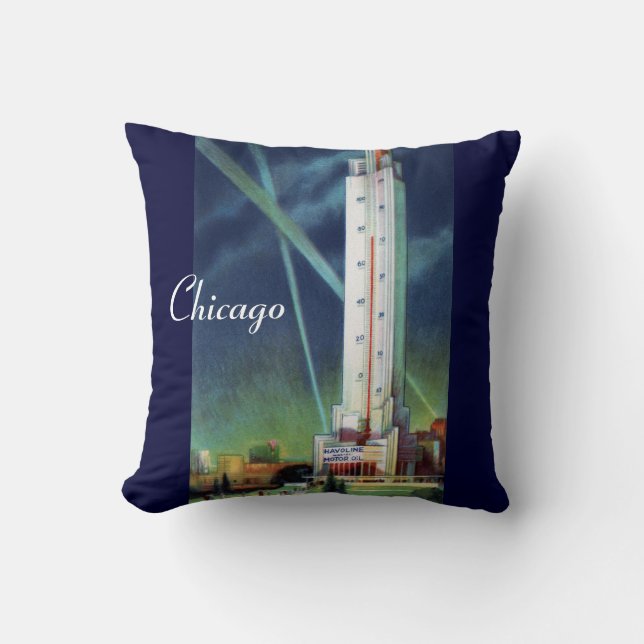 Coussin Thermomètre Havoline (Recto)