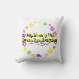 Coussin This Mama Is The Queen Bee Everyday Type FlowerRin