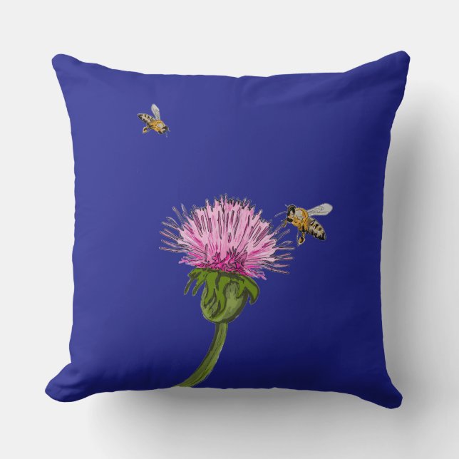 Coussin Thistle pillow (Recto)