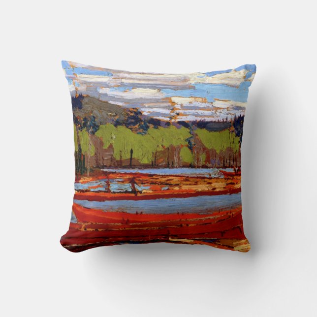 Coussin Thomson - Bateaux (Recto)