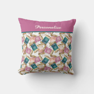 Coussin Threads de couture personnalisés Seamstress Tailor
