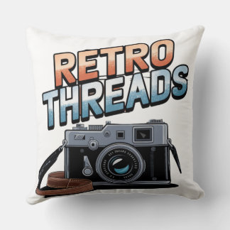 Coussin Threads rétro